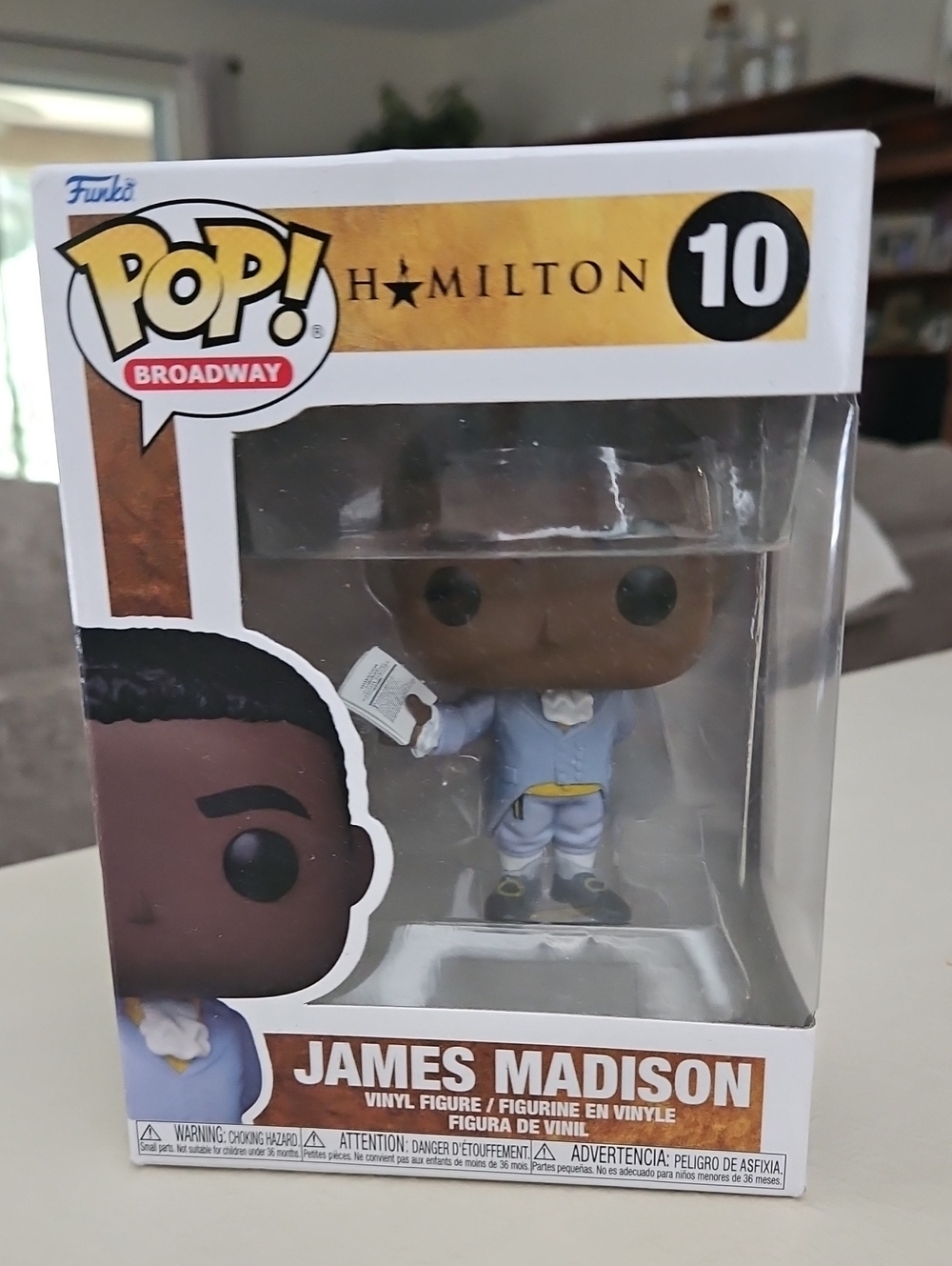 Funko POP! James Madison Vinyl Figure, HAMILTON Broadway